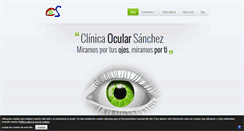 Desktop Screenshot of clinicaocularsanchez.com