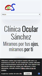 Mobile Screenshot of clinicaocularsanchez.com