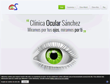 Tablet Screenshot of clinicaocularsanchez.com